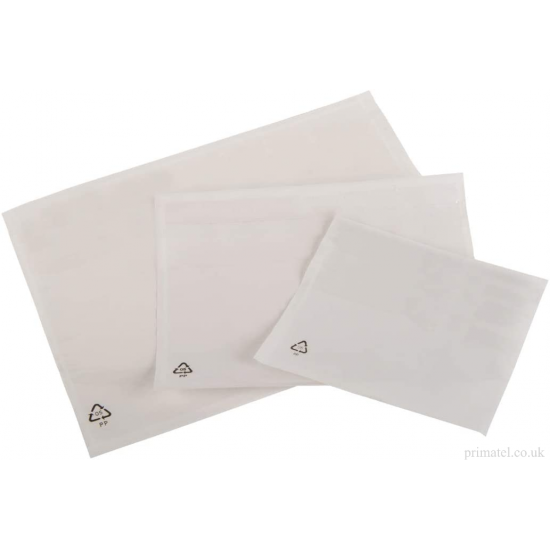 500 X A4 Plain Document Enclosed Wallets (318mm x 235mm)