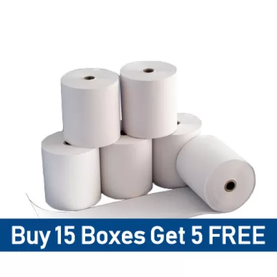 57 x 38mm Lloyds Cardnet Thermal Rolls Special Offer - buy 15 boxes get 5 free