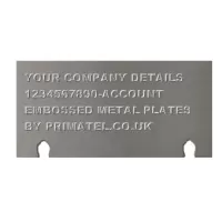 Embossed Plates