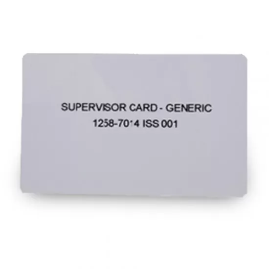 Ingenico supervisor card Ingenico supervisor card